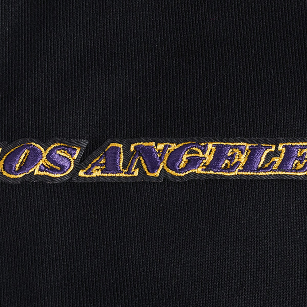 Los Angeles Lakers Pro Standard Area Code Pullover Hoodie Black - NBA
