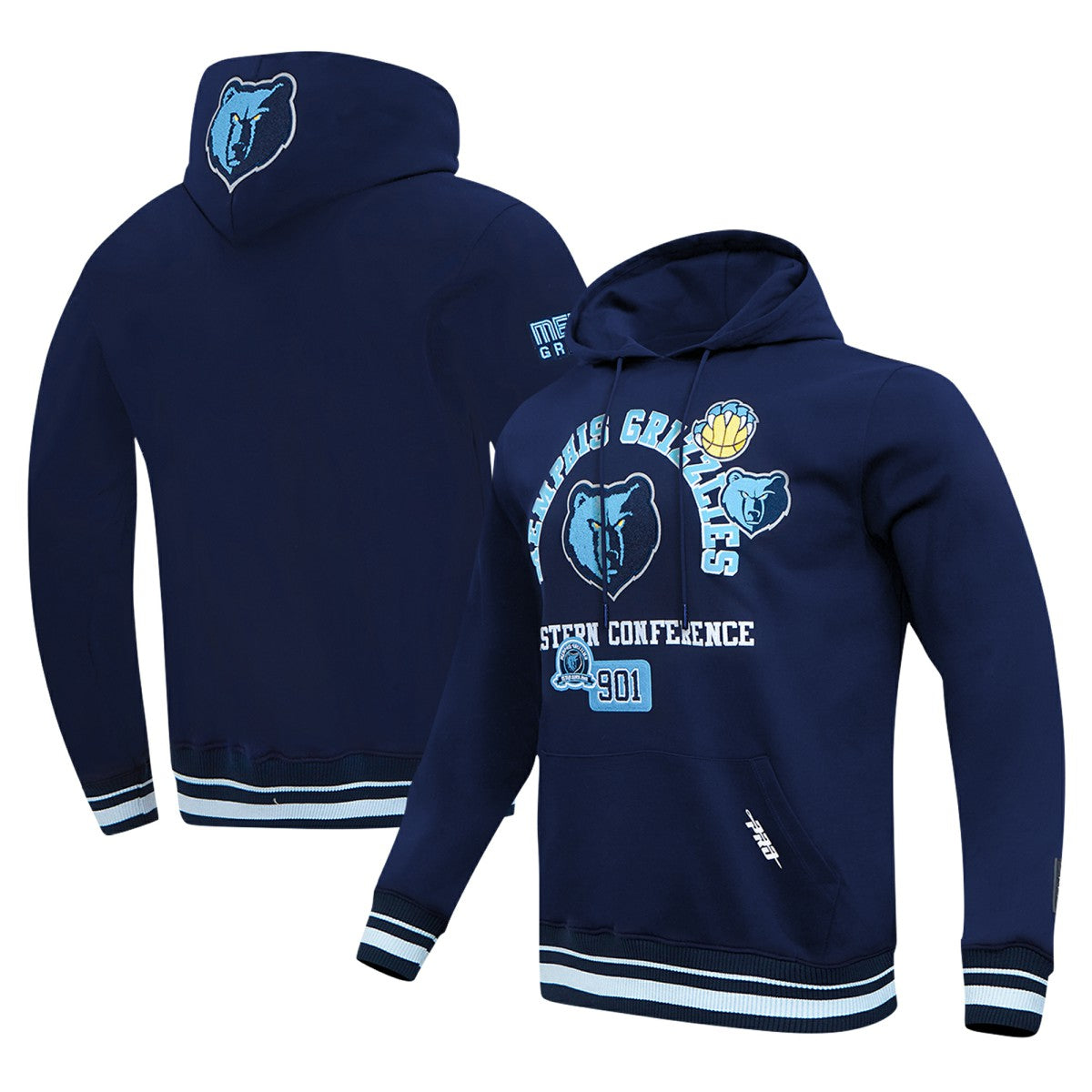 Memphis Grizzlies Pro Standard Area Code Pullover Hoodie Navy - NBA