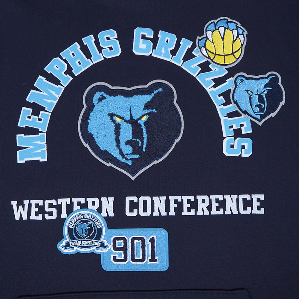 Memphis Grizzlies Pro Standard Area Code Pullover Hoodie Navy - NBA