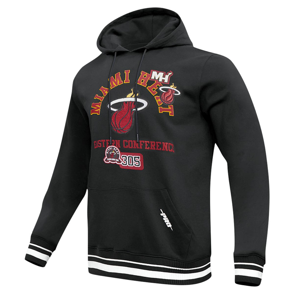 Miami Heat Pro Standard Area Code Pullover Hoodie Black - NBA