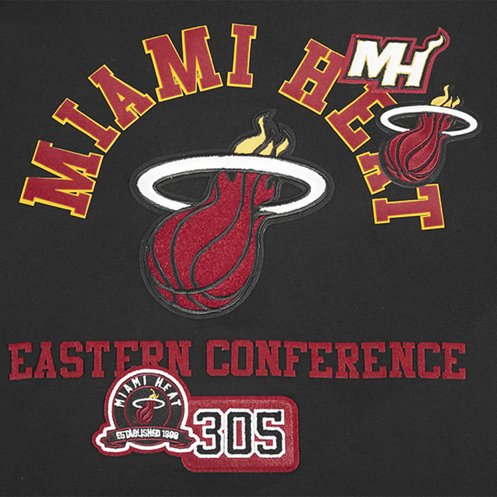 Miami Heat Pro Standard Area Code Pullover Hoodie Black - NBA