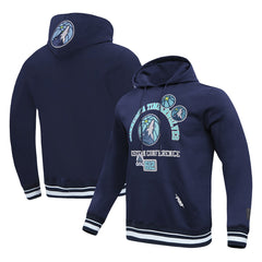 Minnesota Timberwolves Pro Standard Area Code Pullover Hoodie Navy - NBA