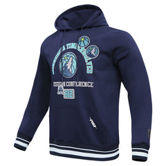 Minnesota Timberwolves Pro Standard Area Code Pullover Hoodie Navy - NBA