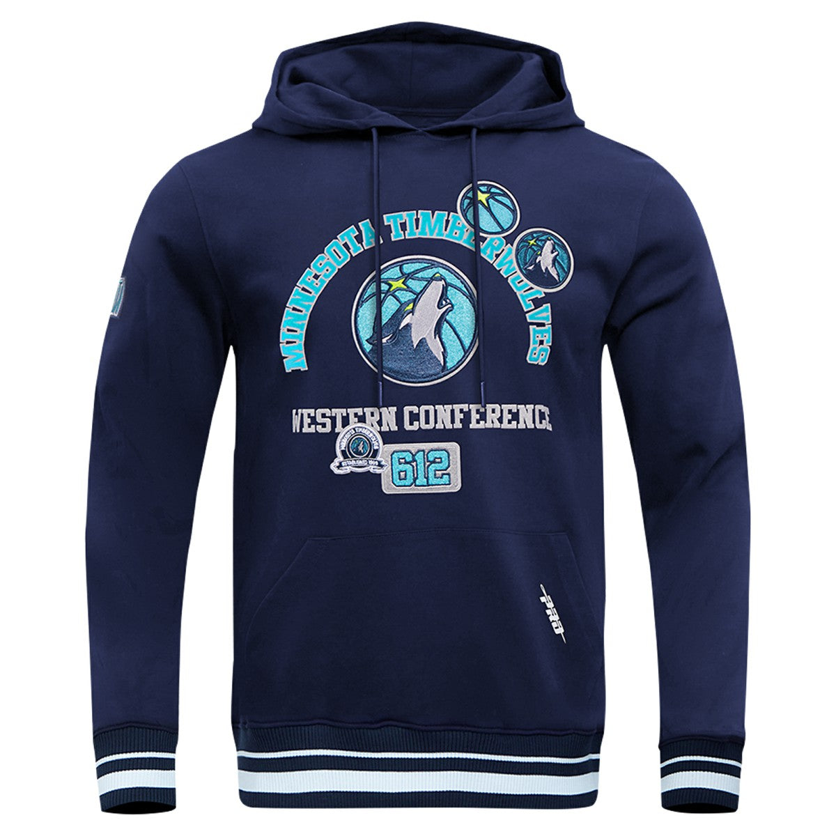 Minnesota Timberwolves Pro Standard Area Code Pullover Hoodie Navy - NBA