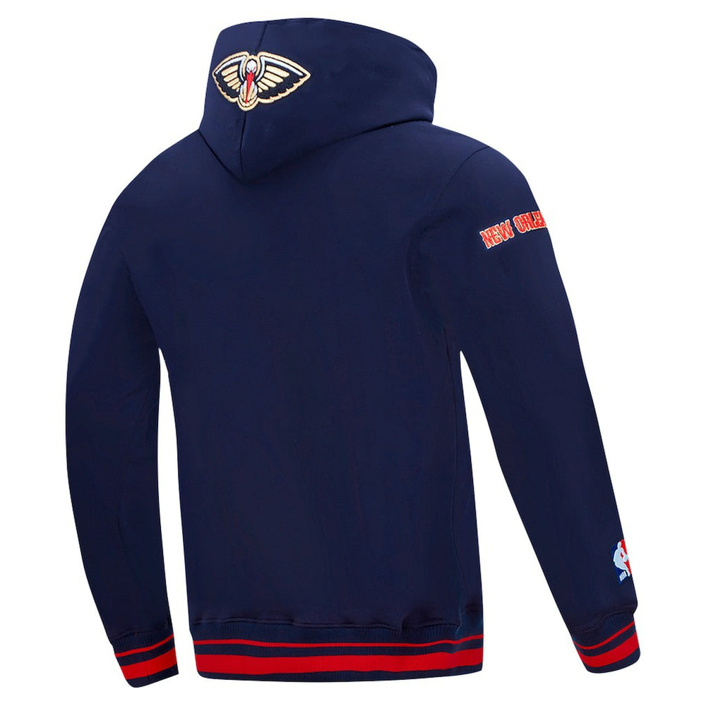 New Orleans Pelicans Pro Standard Area Code Pullover Hoodie Navy - NBA