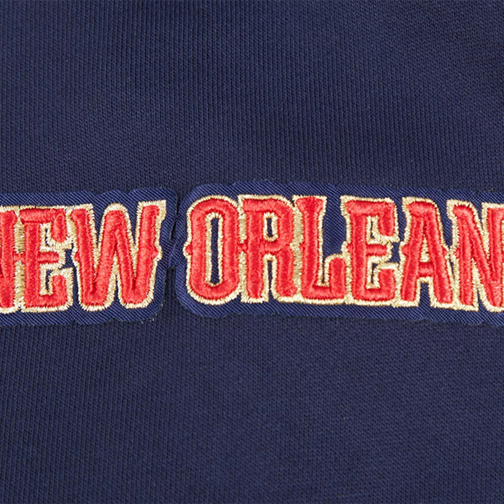 New Orleans Pelicans Pro Standard Area Code Pullover Hoodie Navy - NBA