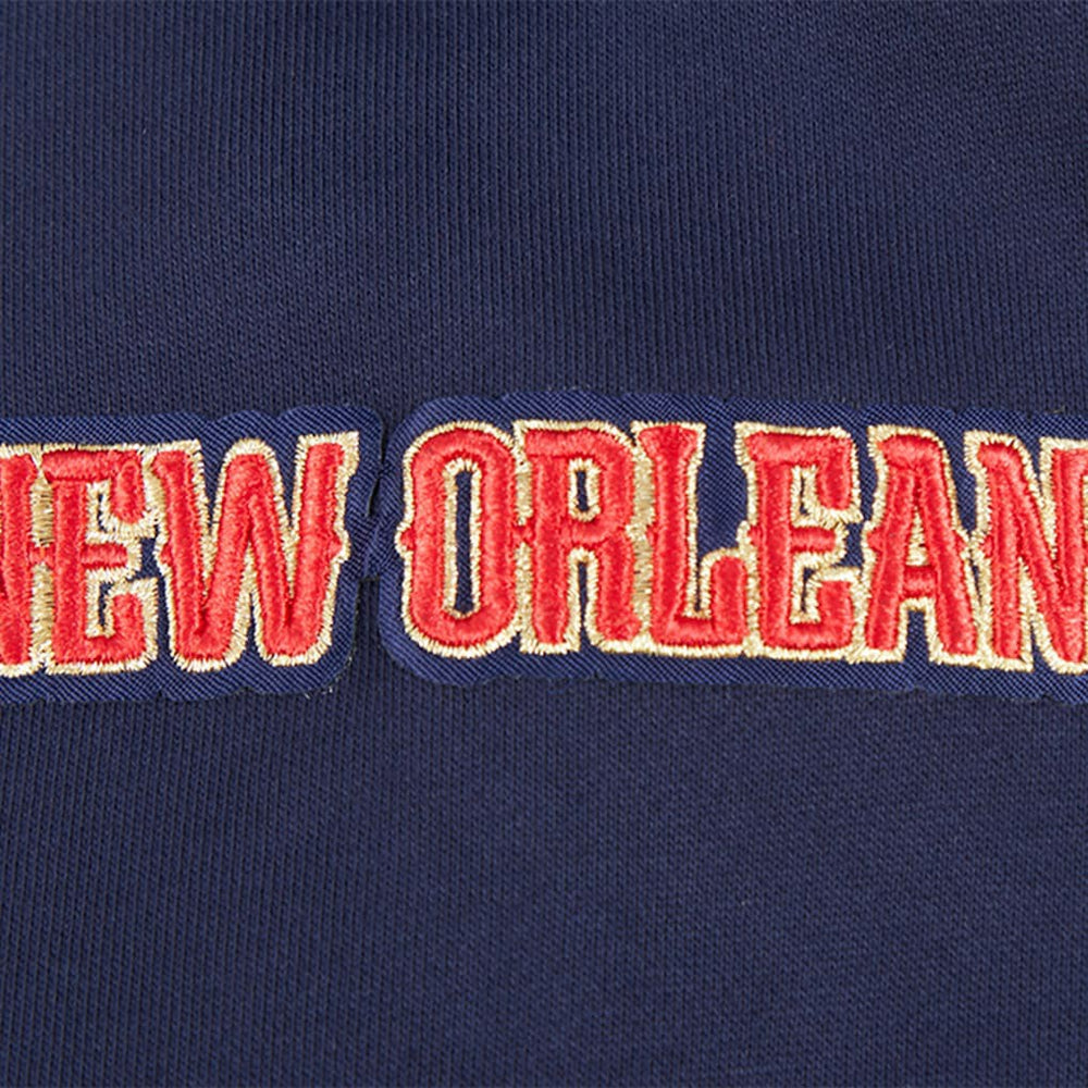 New Orleans Pelicans Pro Standard Area Code Pullover Hoodie Navy - NBA