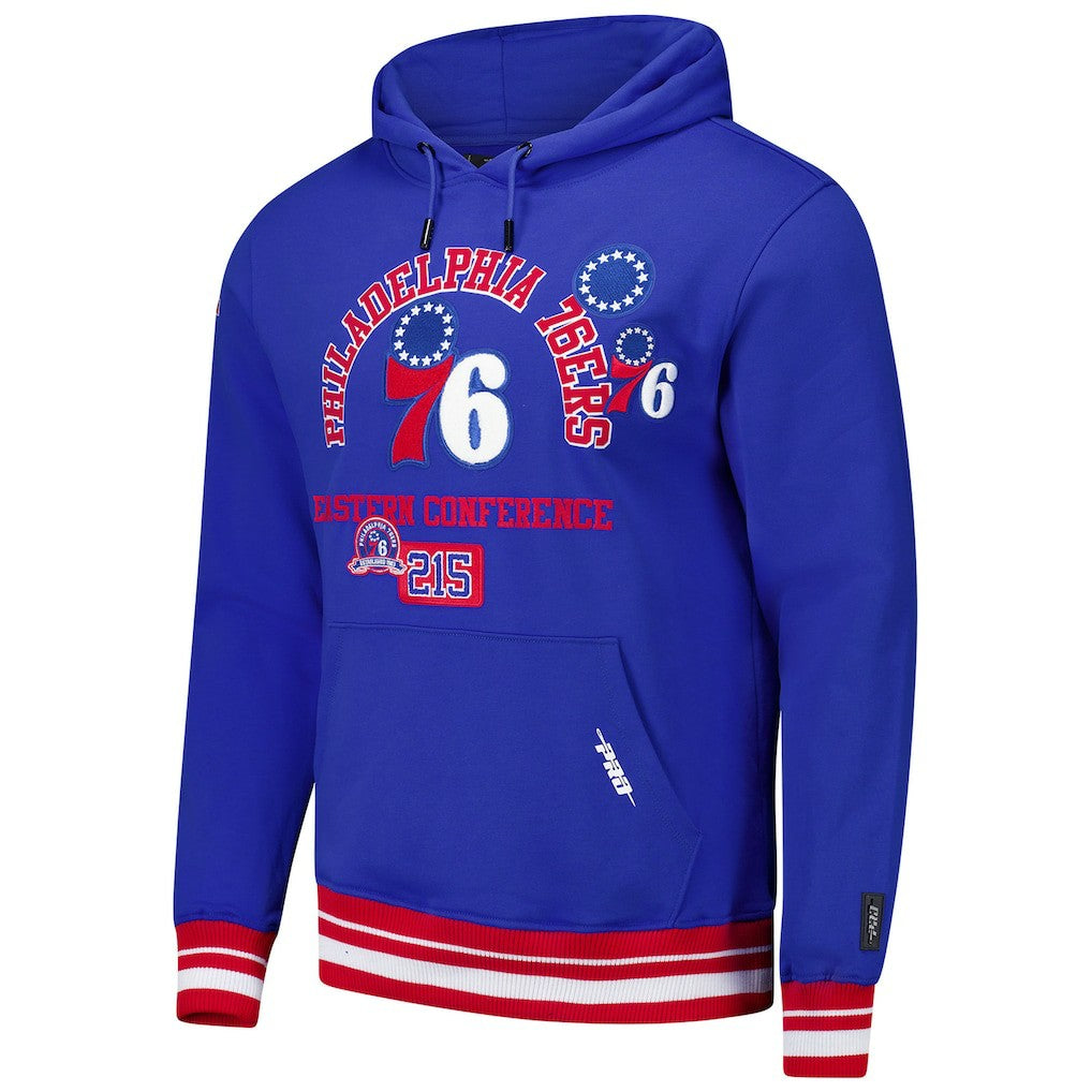 Philadelphia 76ers Pro Standard Area Code Pullover Hoodie Red - NBA