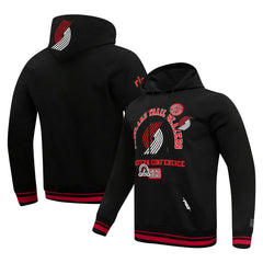 Portland Trail Blazers Pro Standard Area Code Pullover Hoodie Black - NBA