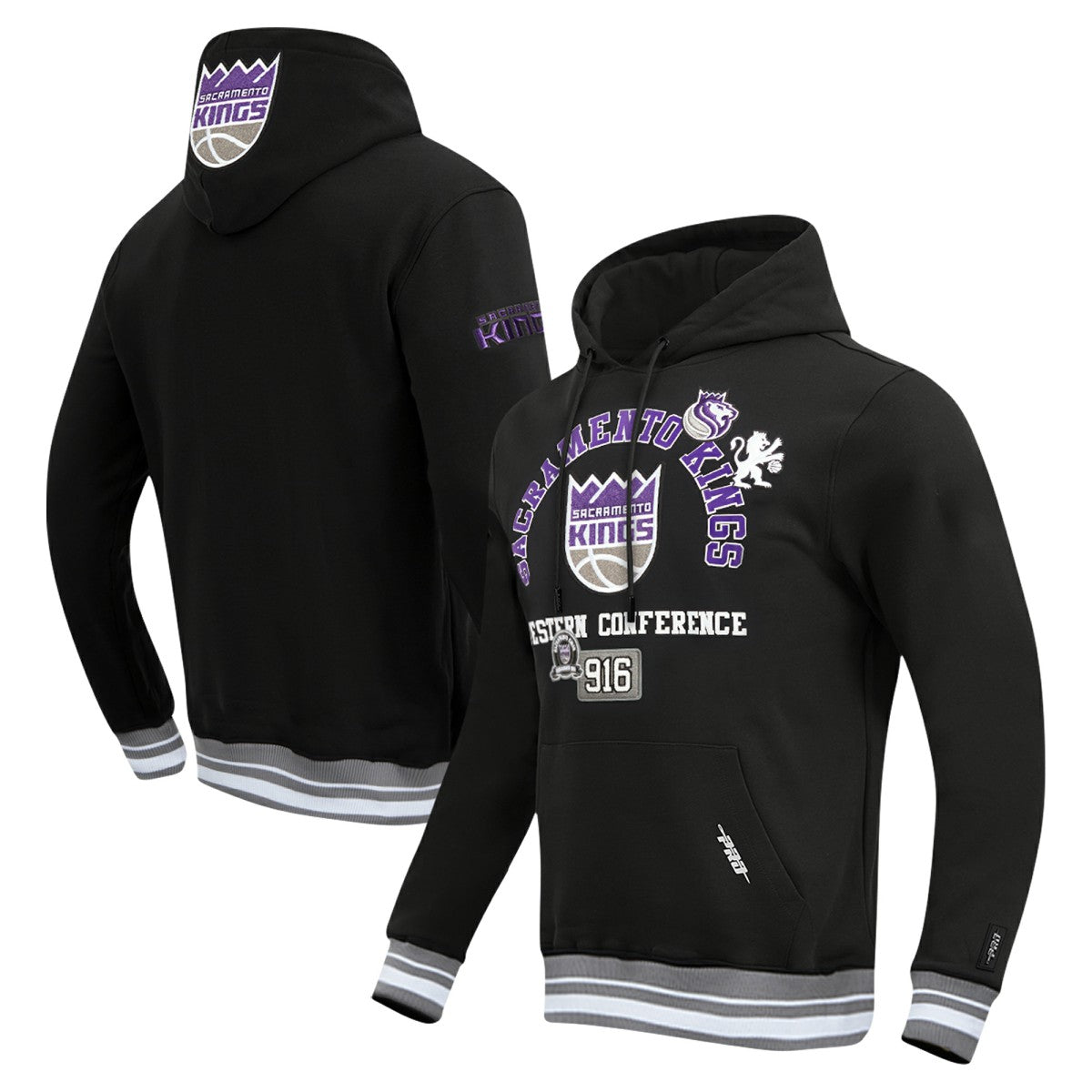 Sacramento Kings Pro Standard Area Code Pullover Hoodie Black - NBA