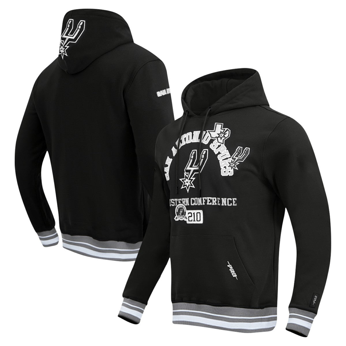 San Antonio Spurs Pro Standard Area Code Pullover Hoodie Black - NBA