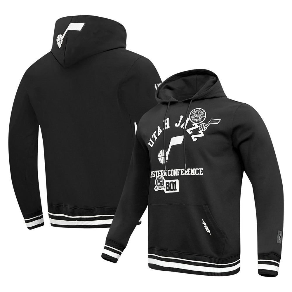 Utah Jazz Pro Standard Area Code Pullover Hoodie Black - NBA
