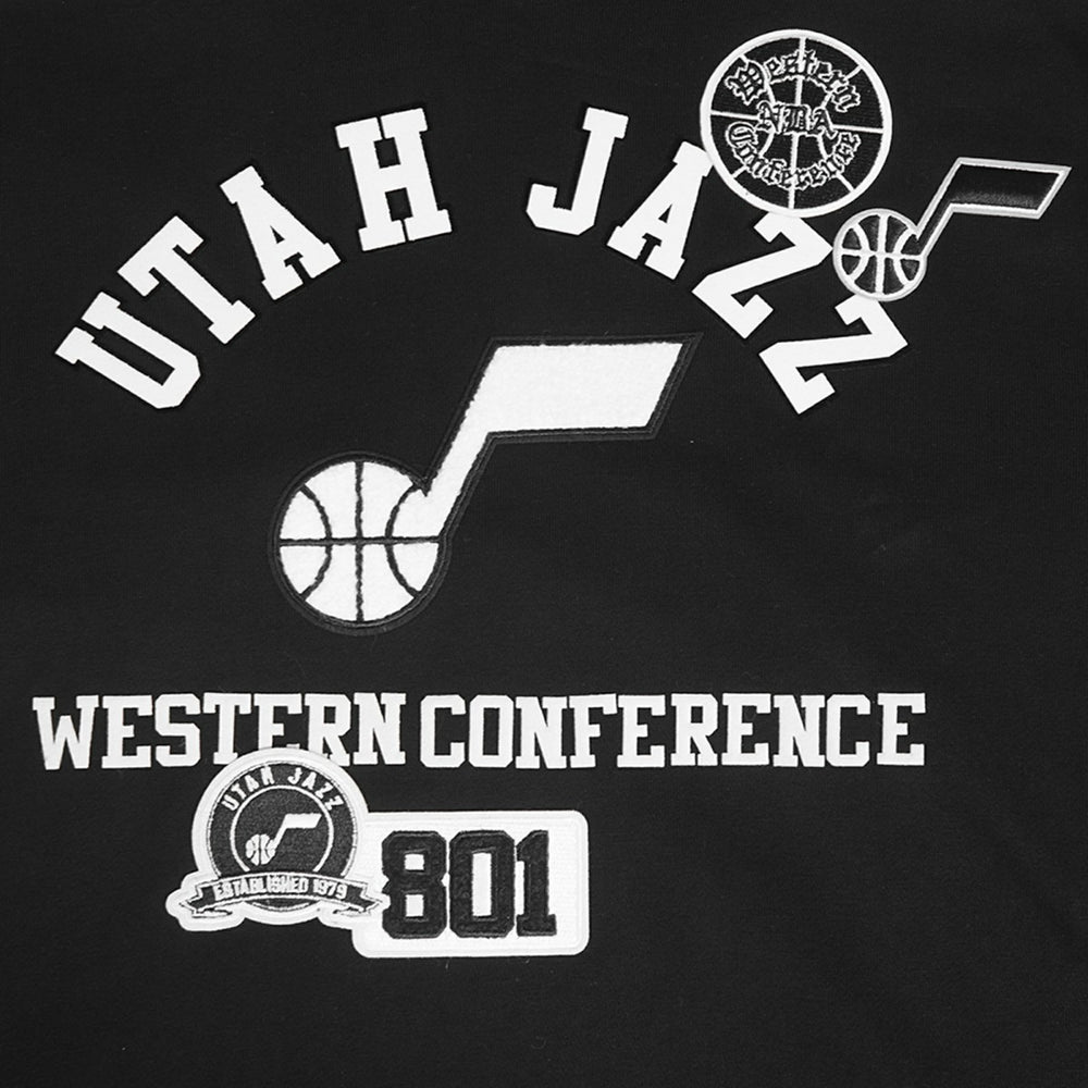 Utah Jazz Pro Standard Area Code Pullover Hoodie Black - NBA