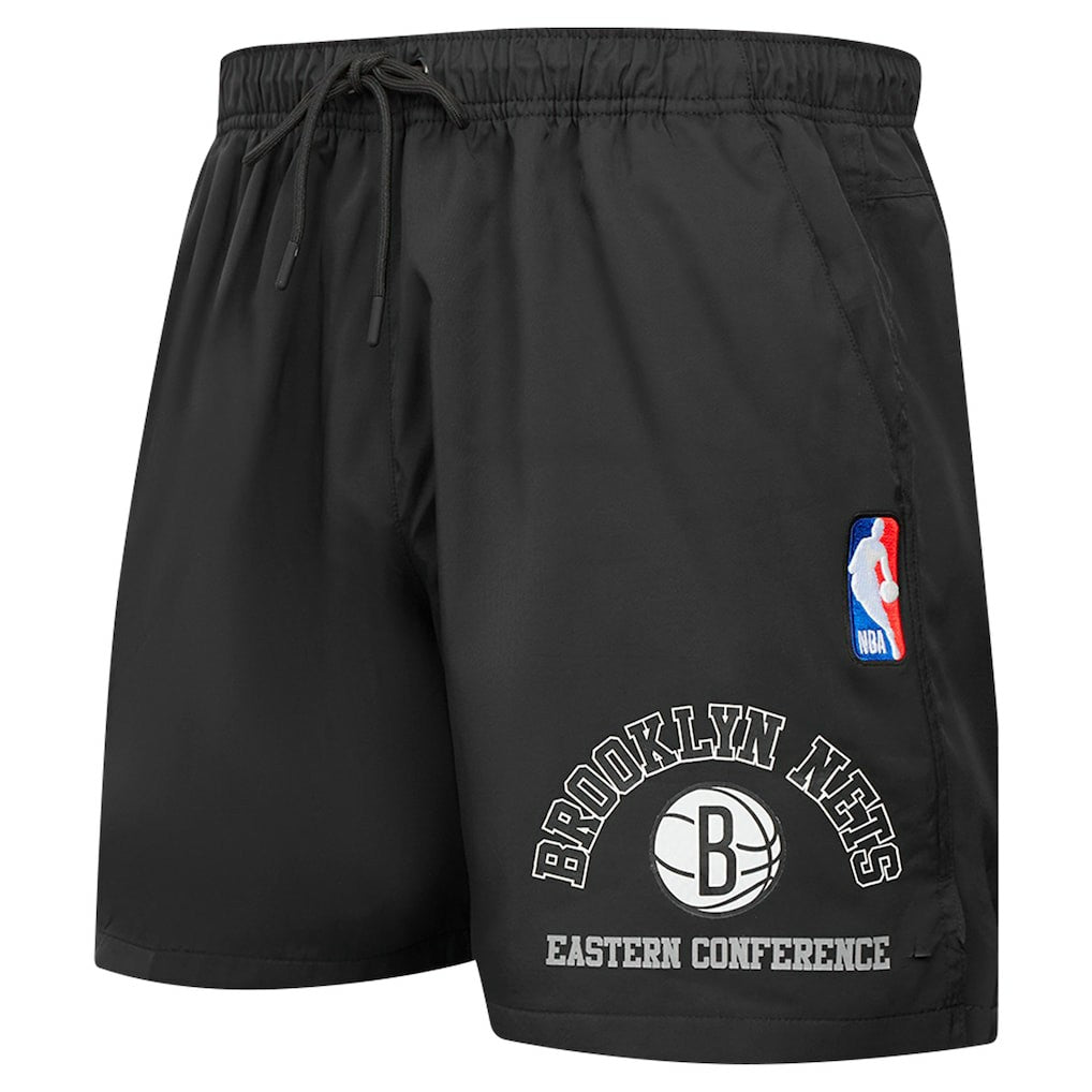 Brooklyn Nets Pro Standard Area Code Shorts Black - NBA