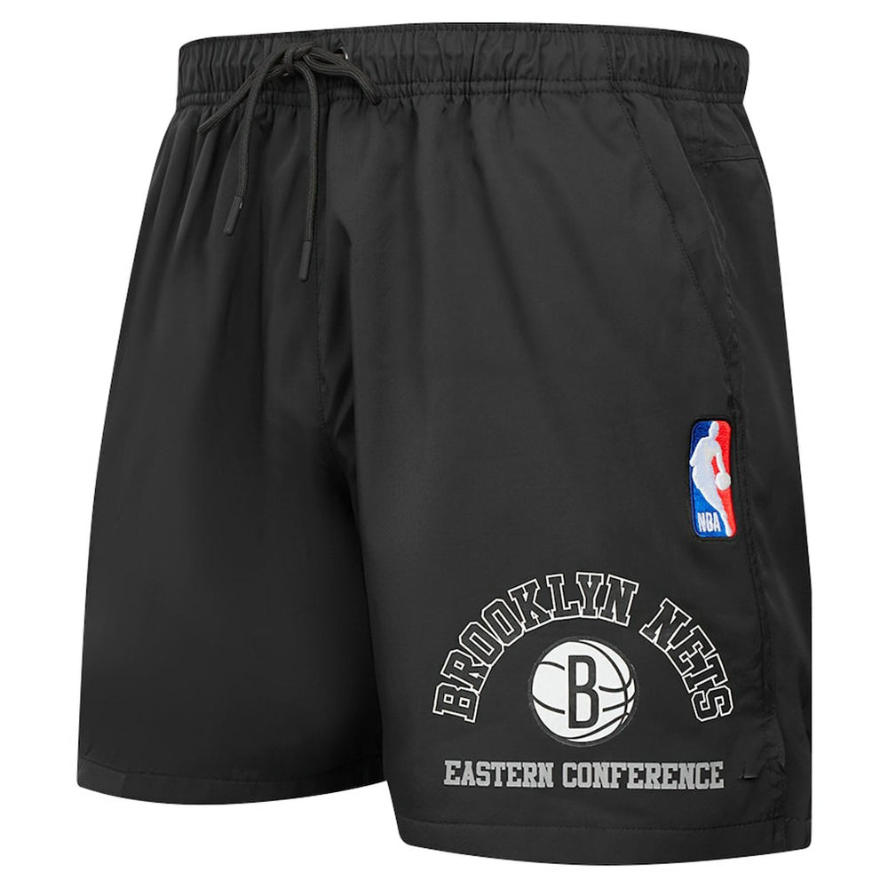 Brooklyn Nets Pro Standard Area Code Shorts Black - NBA