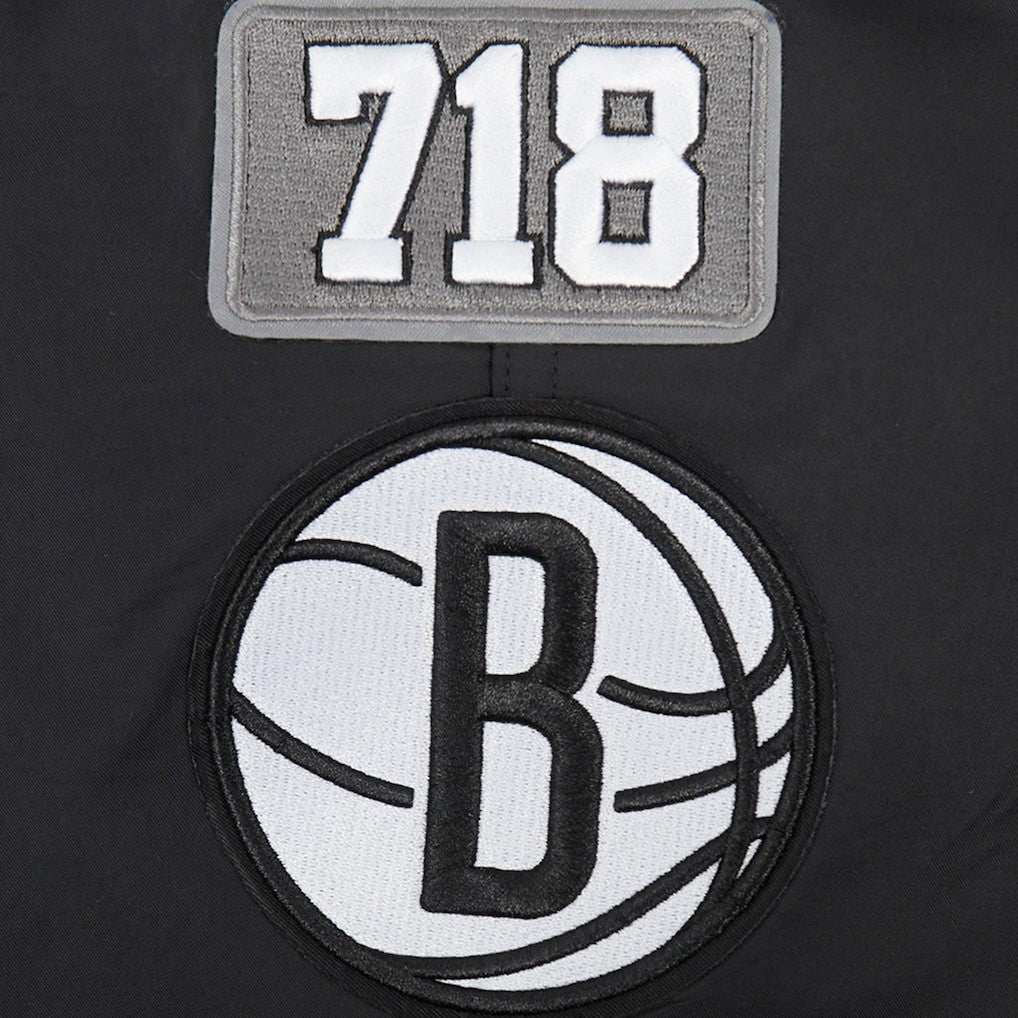 Brooklyn Nets Pro Standard Area Code Shorts Black - NBA