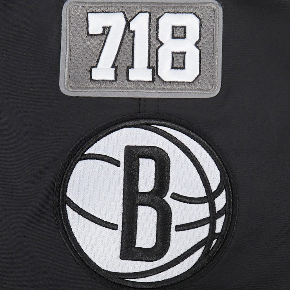 Brooklyn Nets Pro Standard Area Code Shorts Black - NBA