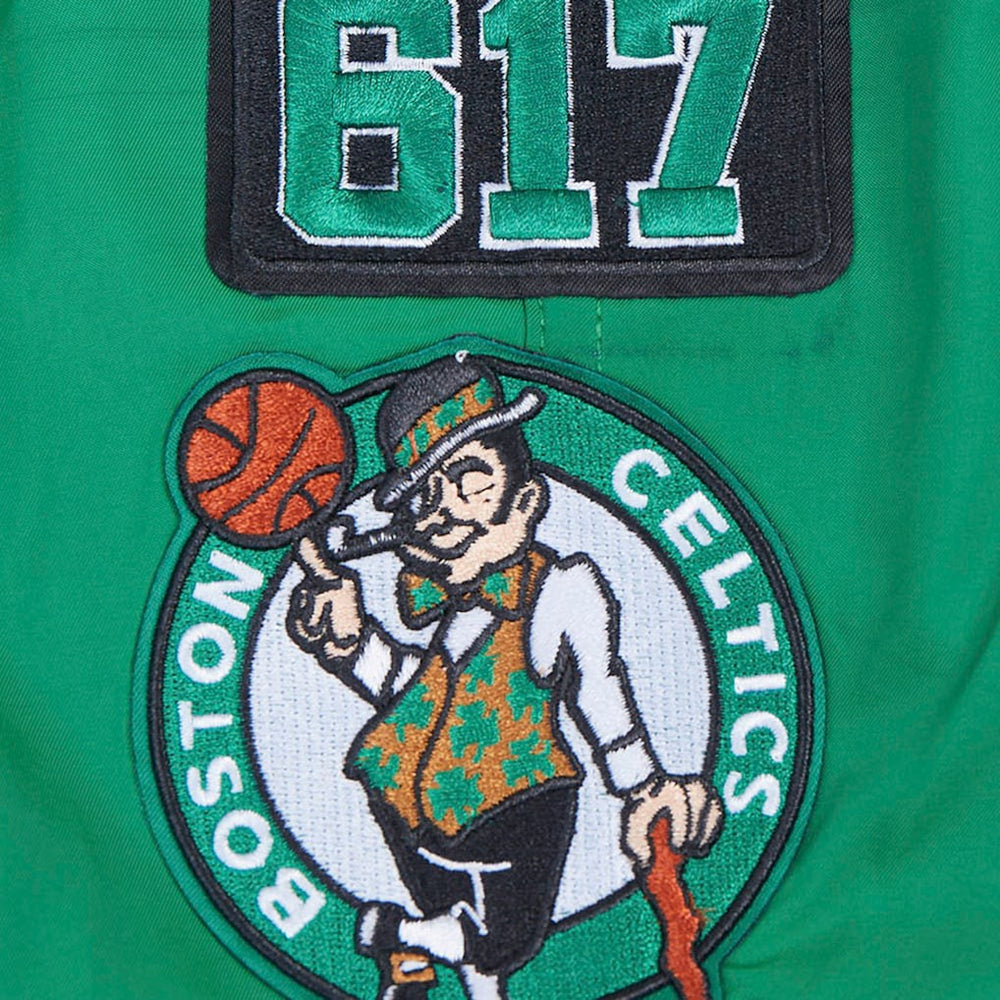 Boston Celtics Pro Standard Area Code Shorts Kelly Green - NBA