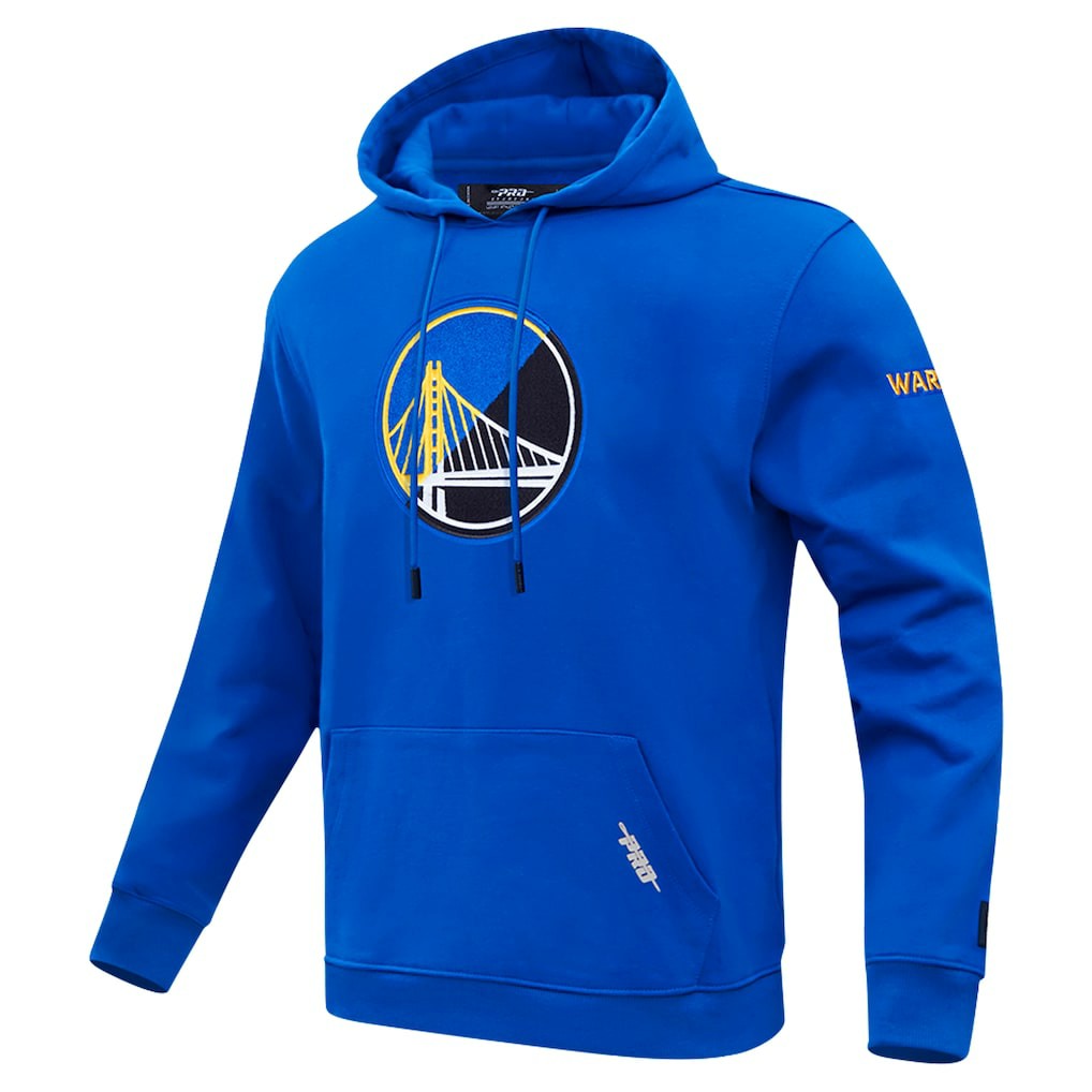 Golden State Warriors Pro Standard Split Logo Pullover Hoodie Royal - NBA
