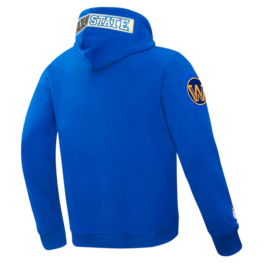 Golden State Warriors Pro Standard Split Logo Pullover Hoodie Royal - NBA