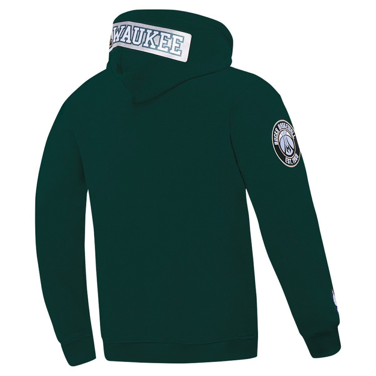 Milwaukee Bucks Pro Standard Split Logo Pullover Hoodie Hunter Green - NBA