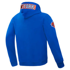New York Knicks Pro Standard Split Logo Pullover Hoodie Blue - NBA