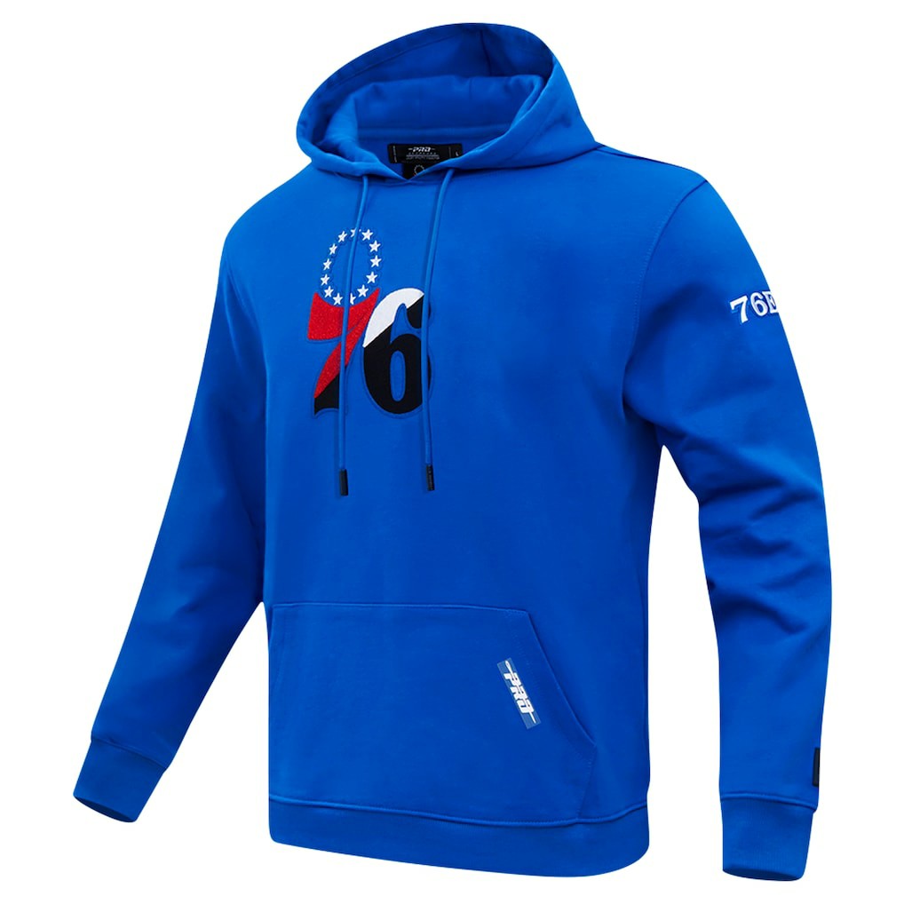 Philadelphia 76ers Pro Standard Split Logo Pullover Hoodie Royal - NBA