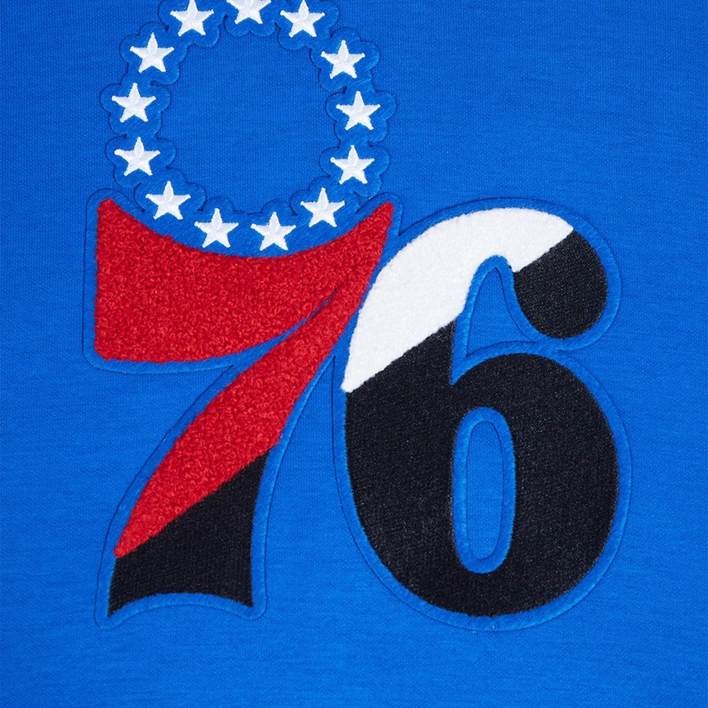 Philadelphia 76ers Pro Standard Split Logo Pullover Hoodie Royal - NBA