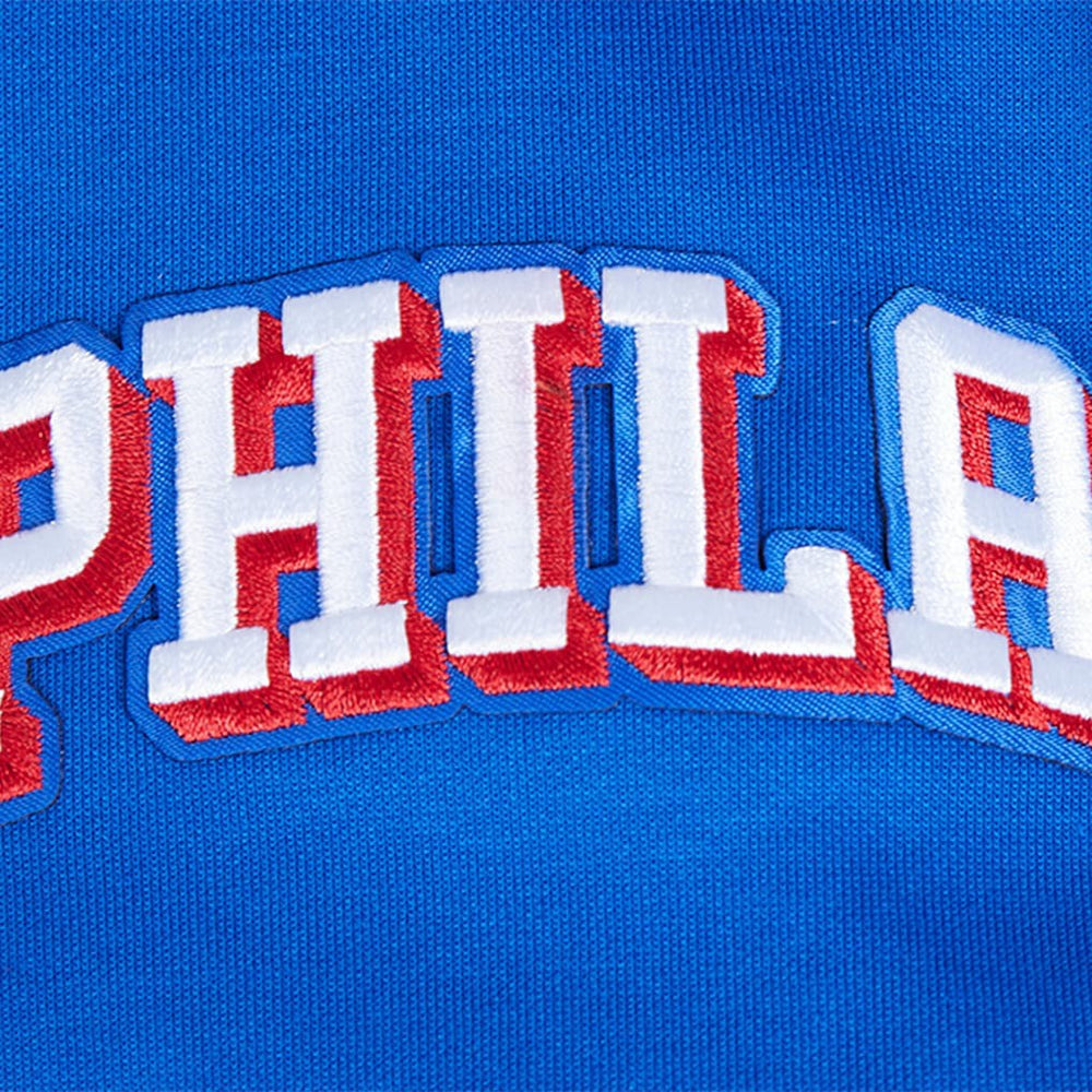 Philadelphia 76ers Pro Standard Split Logo Pullover Hoodie Royal - NBA