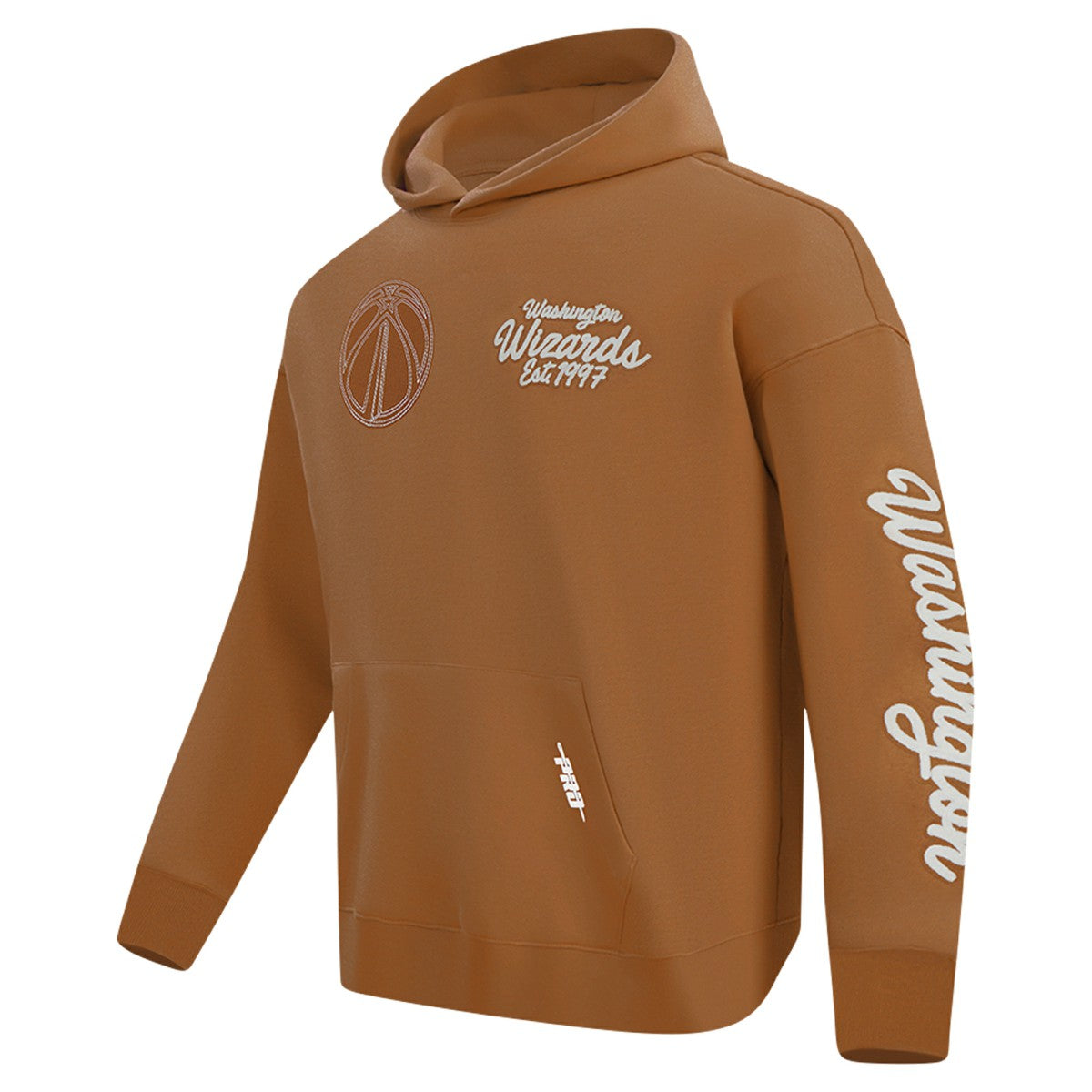 Washington Wizards Pro Standard Paint the City Drop Shoulder Pullover Hoodie Brown - NBA