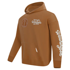 Washington Wizards Pro Standard Paint the City Drop Shoulder Pullover Hoodie Brown - NBA
