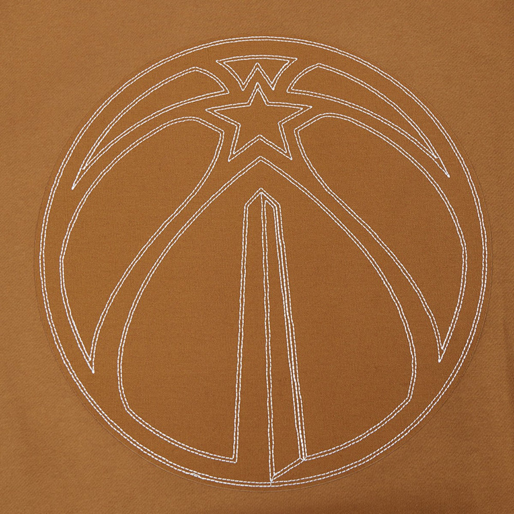 Washington Wizards Pro Standard Paint the City Drop Shoulder Pullover Hoodie Brown - NBA