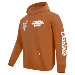 Charlotte Hornets Pro Standard Paint the City Drop Shoulder Pullover Hoodie Brown - NBA