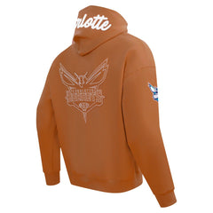 Charlotte Hornets Pro Standard Paint the City Drop Shoulder Pullover Hoodie Brown - NBA