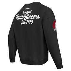 Portland Trail Blazers Pro Standard Paint the City Pullover Sweatshirt Black - NBA