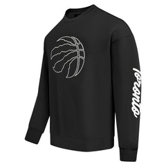 Toronto Raptors Pro Standard Paint the City Drop Shoulder Sweatshirt Black - NBA