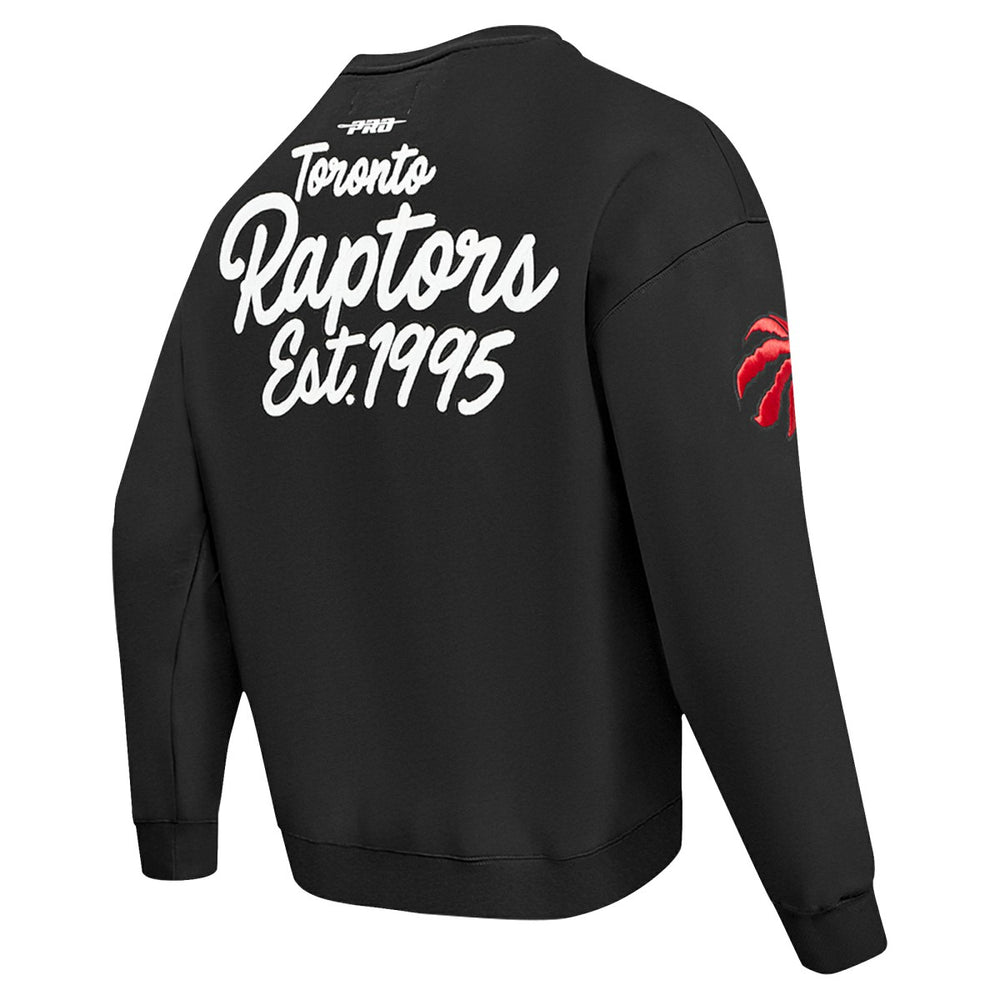 Toronto Raptors Pro Standard Paint the City Drop Shoulder Sweatshirt Black - NBA