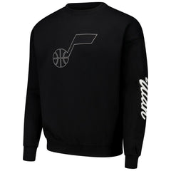 Utah Jazz Pro Standard Paint the City Drop Shoulder Sweatshirt Black - NBA