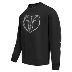 Memphis Grizzlies Pro Standard Paint the City Drop Shoulder Sweatshirt Black - NBA
