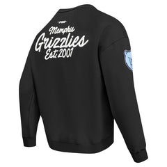 Memphis Grizzlies Pro Standard Paint the City Drop Shoulder Sweatshirt Black - NBA