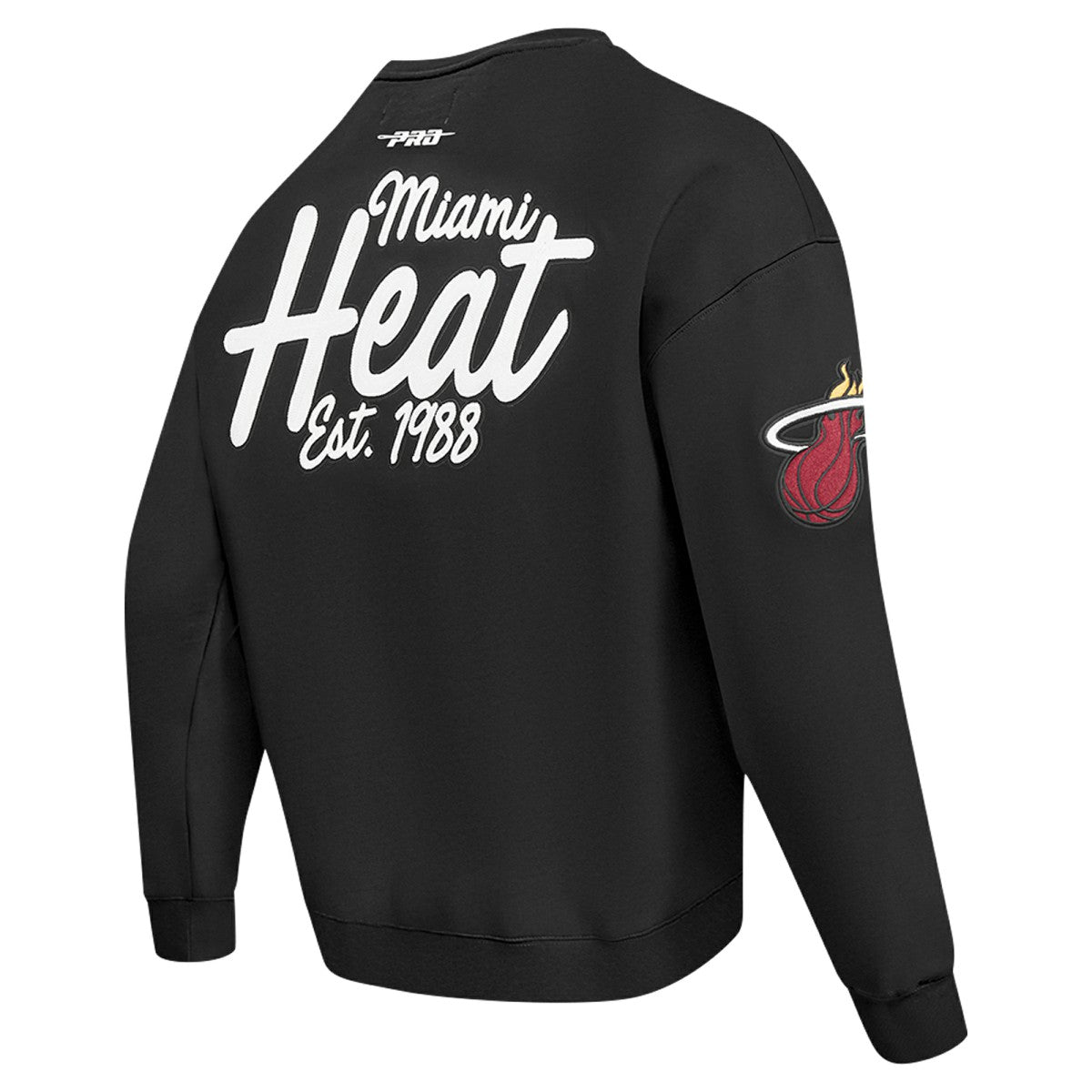 Miami Heat Pro Standard Paint the City Drop Shoulder Sweatshirt Black - NBA