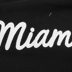 Miami Heat Pro Standard Paint the City Drop Shoulder Sweatshirt Black - NBA