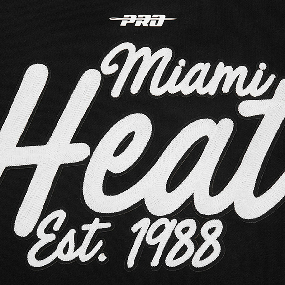 Miami Heat Pro Standard Paint the City Drop Shoulder Sweatshirt Black - NBA