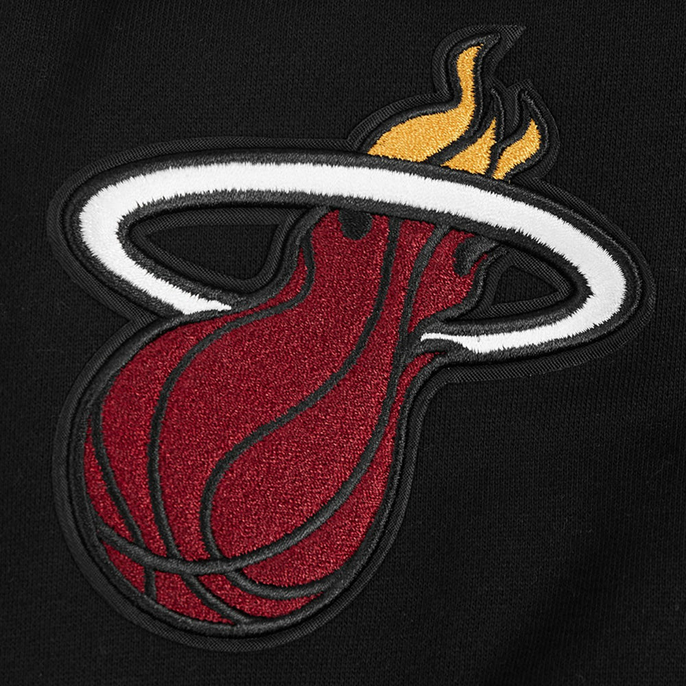 Miami Heat Pro Standard Paint the City Drop Shoulder Sweatshirt Black - NBA