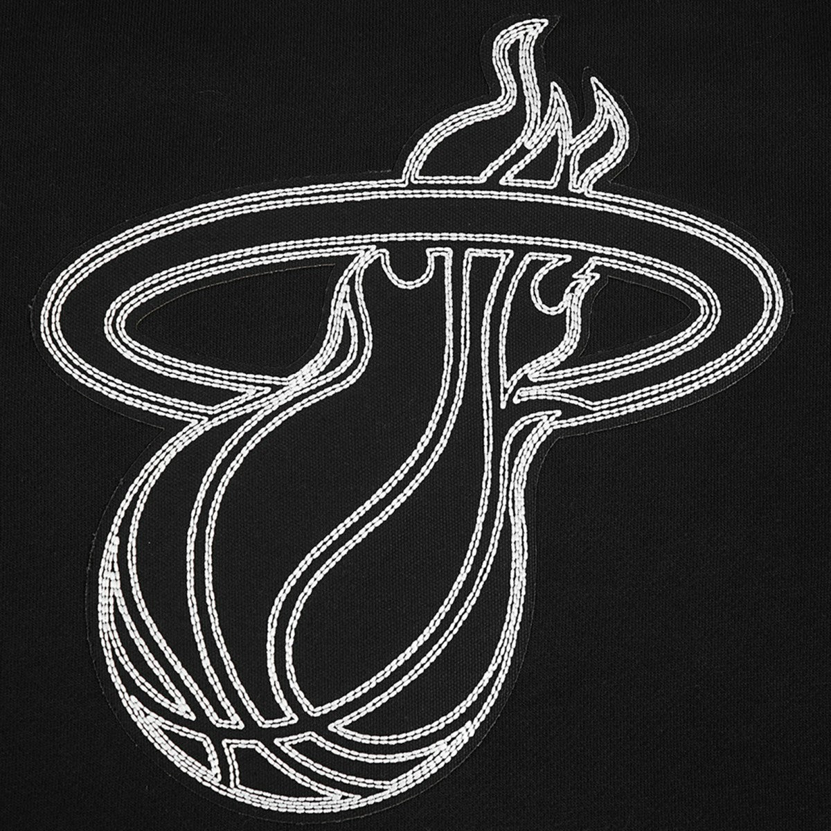 Miami Heat Pro Standard Paint the City Drop Shoulder Sweatshirt Black - NBA