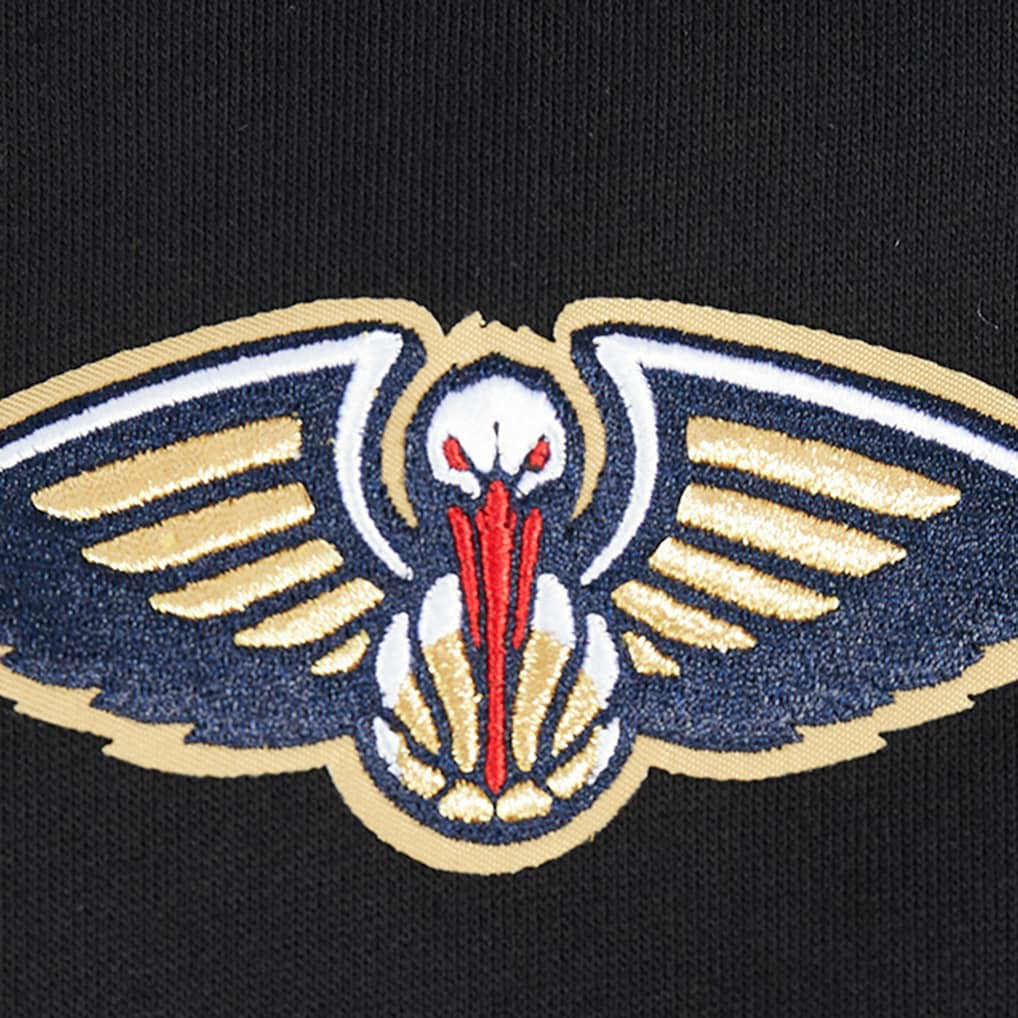 New Orleans Pelicans Pro Standard Paint the City Drop Shoulder Sweatshirt Black - NBA