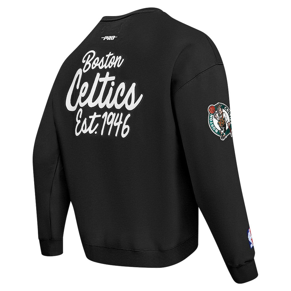 Boston Celtics Pro Standard Paint the City Drop Shoulder Sweatshirt Black - NBA