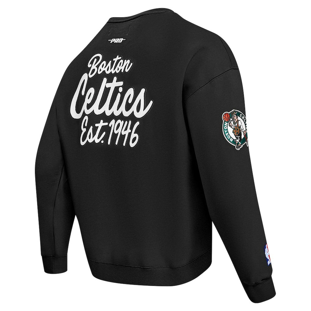 Boston Celtics Pro Standard Paint the City Drop Shoulder Sweatshirt Black - NBA