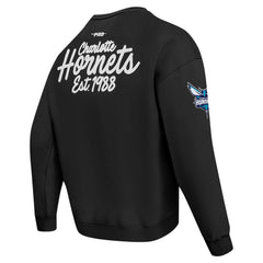 Charlotte Hornets Pro Standard Paint the City Drop Shoulder Sweatshirt Black - NBA