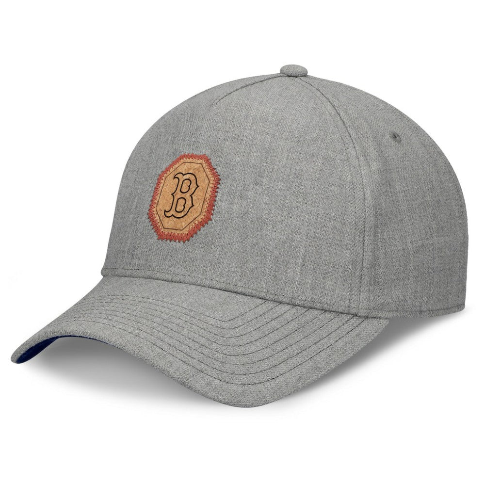 Boston Red Sox Fanatics Signature Elements Cork Patch A-Frame Adjustable Hat - MLB